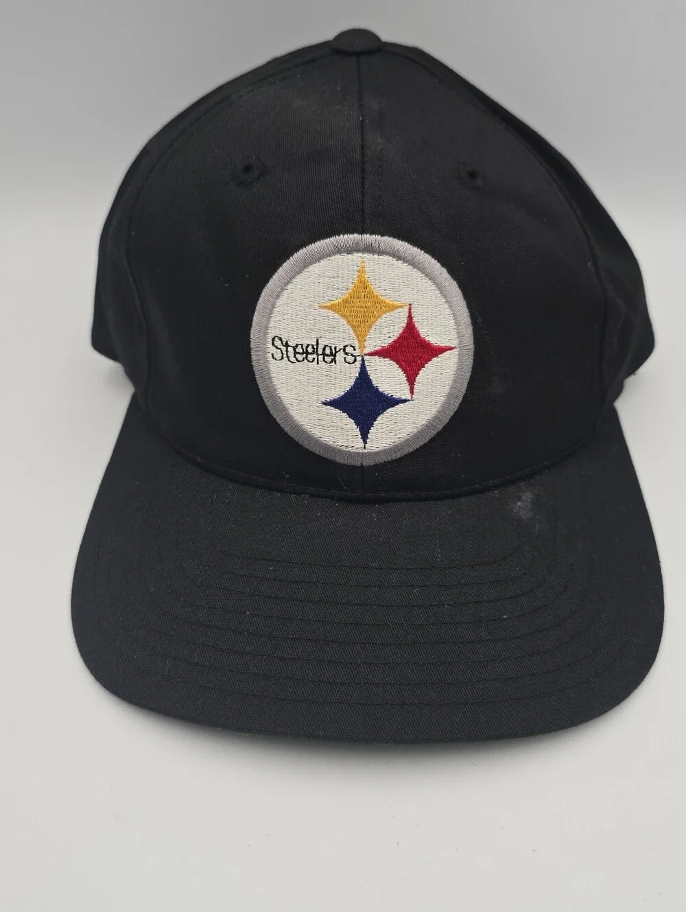 Vintage Annco Pittsburgh Steelers Black Adjustable Snapback Hat